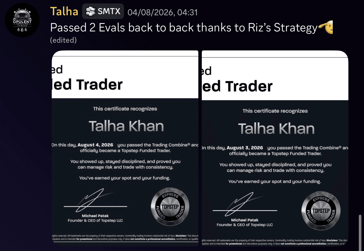 RizFX student result 3
